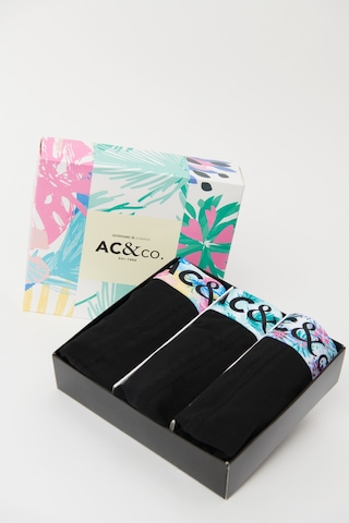 Ac&Co / Altınyıldız Classics Erkek Sıyah 3'Lü Özel Kutulu Boxer Paketi