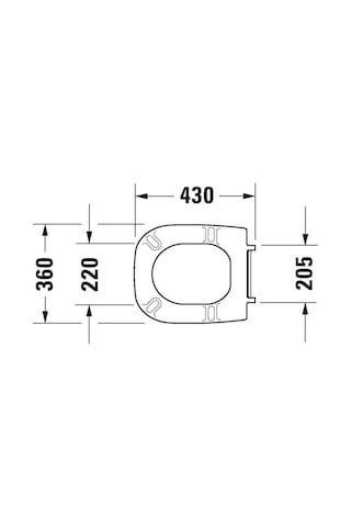 Duravit D-Code Klozet Kapağı