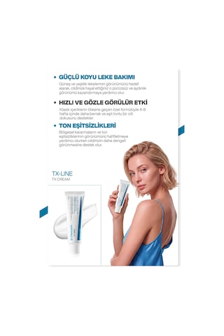 Tx Cream Derin Koyu Lekeler, Güneş Lekeleri İçin Anti Melasma Leke Kremi&ton Eşitleyici 50ml