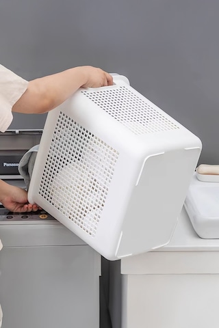 İronika Samba Kirli Temiz Çamaşır Sepeti Çok Amaçlı Oyuncak Sepeti - Antrasit Antrasit