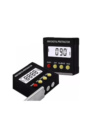 360 Derece Mini Dijital Protraktor Mıknatıslı Eğim Açı Ölçer 49