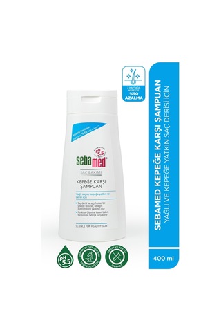 Sebamed Şampuan 400ml Kepeğe Karşı Ve Yağlı Saçlar İçin 2 Li Set