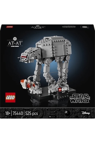 LEGO® Star Wars: İmparatorun Dönüşü AT-AT™ 75440 - Yetişkinler için Orijinal Detaylar İçeren Yaratıcı Model Yapım Seti (525 Parça)