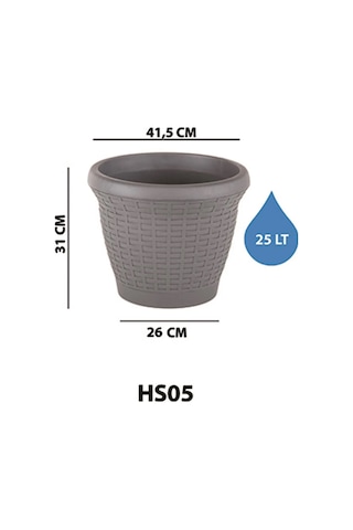 Serinova Hasır Saksı 25 Lt 62880266