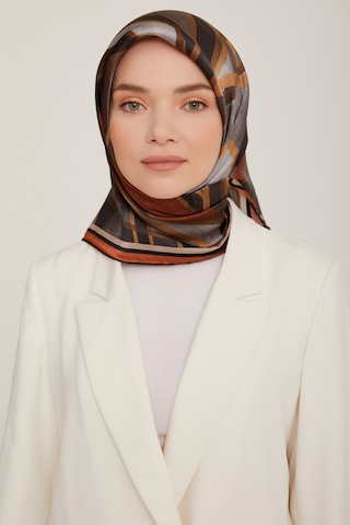 Armine Sura İpek Eşarp Nostalji Sura S 8843d Turuncu