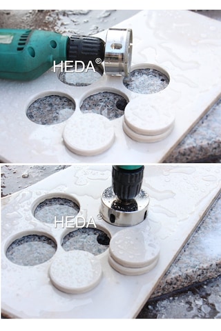 Cam Fayans Mermer Granit Seramik Yuvarlak Delik Delme Panç Seti