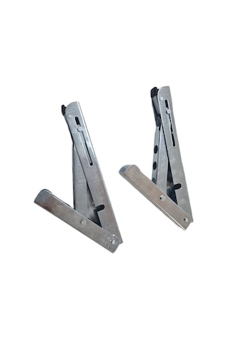 Şen Metal Mandallı Katlanabilir Masa Konsolu Çinko 40 Cm 1çift