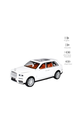 Vardem Oyuncak Işıklı Sesli Kapıları Açılabilen Pilli 1:22 Ölçek Rr Araba Item Kod : Hcl - 906 Beyaz Beyaz