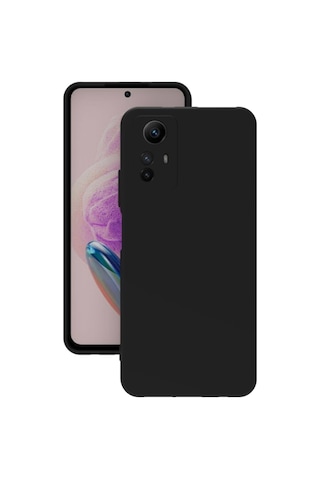 Xiaomi Redmi Note 12s Kılıf Kamera Korumalı Silikon Rubber Arka Kapak Siyah Xiaomi Redmi Note 12s Kılıf Kamera Korumalı Silikon Rubber Arka Kapak Siyah