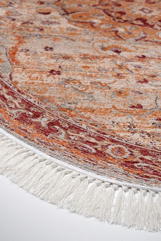 Eko Trend Djt Yıkanabilir Kaymaz Taban Oval 3 Lü Yatak Odası Takımı P1356 Vintage Kırmızı