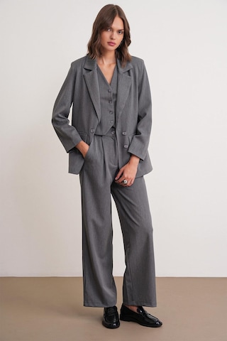 4745 Kadın Oversize Blazer Ceket Antrasit Antrasit