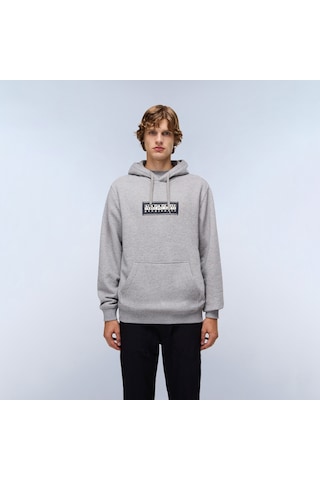 Napapijri B-box Logo Erkek Gri Sweatshirt Np0a4ı191601 Gri