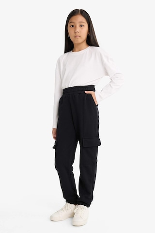 Defacto Kız Çocuk Beli Lastikli Kargo Jogger Eşofman Altı E6928a825aubk81 Siyah