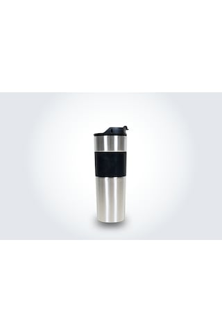 French Press Termos 450ml-712 Gümüş French Press Termos 450ml-712 Gümüş