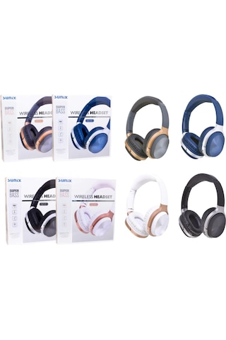 Sunix BLT-20 Super Bass Kulak Üstü Bluetooth Kulaklık