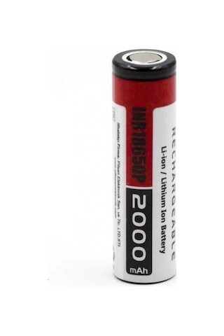 Orion 3 Adet 18650 Lityum İyon Pil 3.7v 2000mah 15c Deşarj