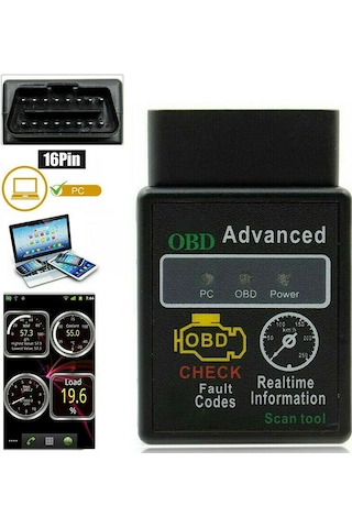 Hh Obd2 Advanced Elm 327 Arıza Tespit Cihazı Arıza Okuma