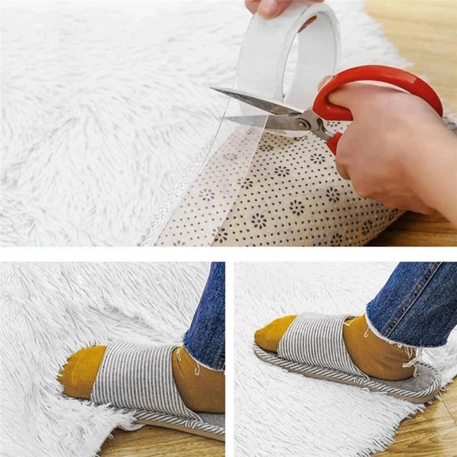 Çift Taraflı Nano Teknolojili Süper Güçlü Bant 3 Metre İz Bırakmayan Şeffaf Yapışkan Montaj Bandı