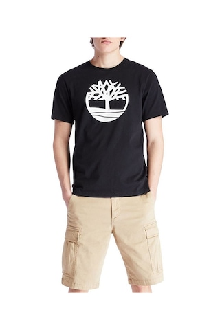 Timberland Kennebec River Tree Erkek Siyah Bisiklet Yaka Tişört Çok Renkli
