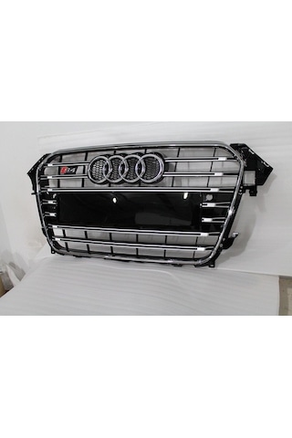 Autogp Audi A4 S4 Ön Panjur Izgara Siyah 2012 / 2015 B8 Oem Gr-s4-ad-a4b8-1215-002