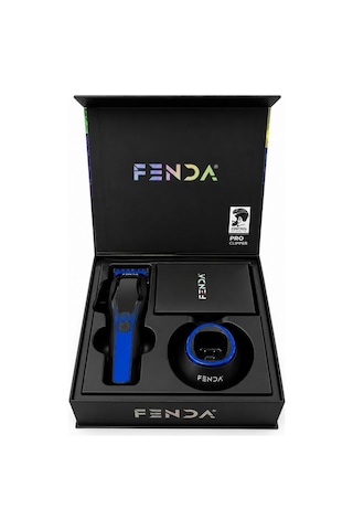 Fenda Profesyonel Standlı Saç Kesim Tıraş Makinesi Bldc 9000 Rpm Lacivert Fndsacks0006