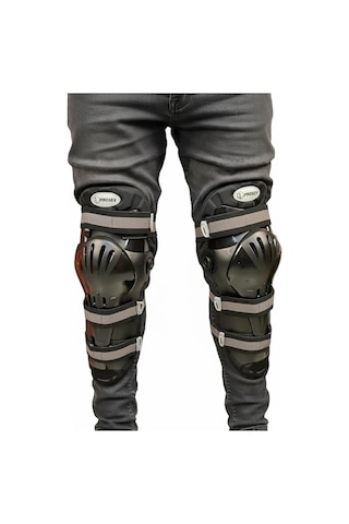 Motobiker Motosiklet Dizlik D332 Mafsallı 3 Bantlı Reflektörlü Ce Onaylı 1 Kalite Çok Renkli
