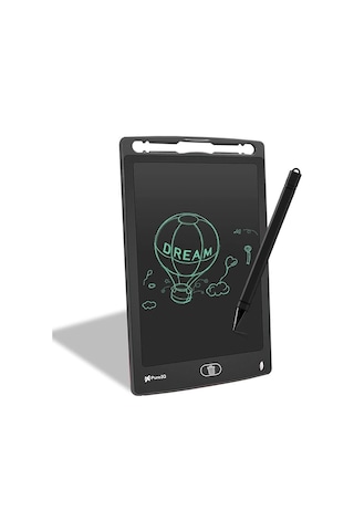 Digital Çocuk Yazı Çizim Tableti Lcd Yazı Tahtası Siyah 8.5 Inc Ekranlı Ve Bilgisayar Kalemli