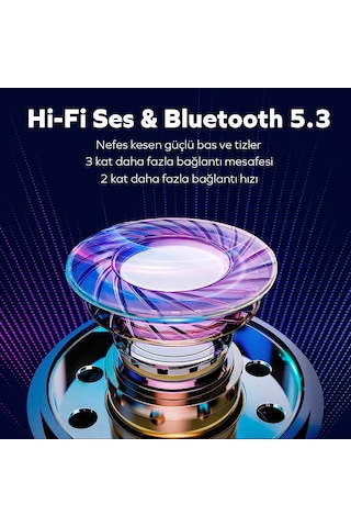 Woyax By Deji Curvy Bluetooth 5.3 HD Mikrofonlu Ultra Hafif HiFi Ses Kulak İçi Kulaklık