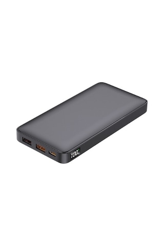 Dexım Gc31 10.000mah 2x Usb & 1x Type-c Girişli Hızlı Şarj Taşınabilir Şarj Cihazı Powerbank Dca0063 Siyah