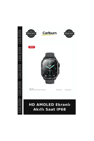 Hd Amoled Ekranlı Akıllı Saat Ip68 Koşu Saati Zaman Ölçer