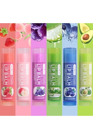 Vkemall Meyveli Jöle Etkili, Renk Değiştiren Nemlendirici Dudak Maskesi Ve Balm Seti 6 Adet