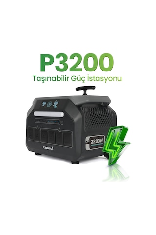 Goboenergy P3200 2048wh Lifepo4 3200w Max. Taşınabilir Güç İstasyonu,güç Kaynağı