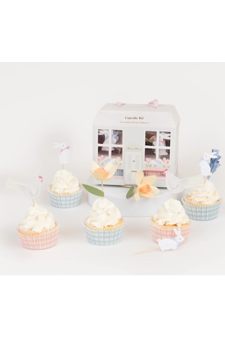 Meri Meri - Easter Cottage Cupcake Kiti - 24 Adet