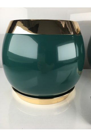 Y Dekoratif Saksı Orkide Obje Biblo Süs Eşya Salon Tv Konsol Ofis