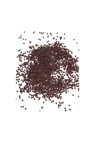 08 Kum 3 Mm Kaplama Kahverengi Boncuk 100 Gr 6000 Adet