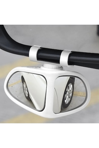 Createtech Yuvarlak Yönlü Yardımcı Vites Ve Tekerlek Siyah Nokta Küçük Kör Görüşlü Geri Dikiz Çift Aynası Ayna Arka Araba Adet-ön 360 2 1 Kh