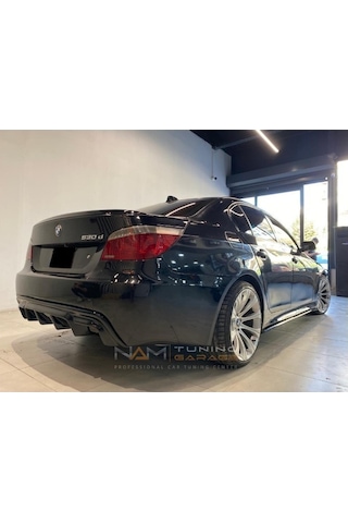 Bmw E60 Arka Difüzör Vorteiner Arka Ek Parlak Siyah