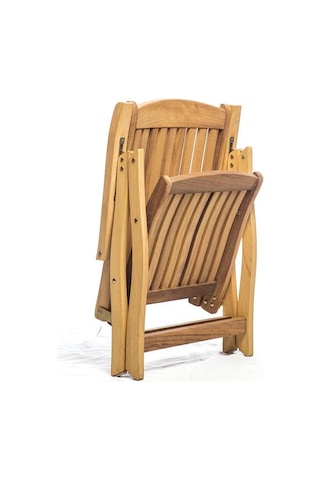 Rehome Salt İroko Katlanabilir Sandalye Kahverengi