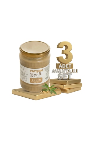 Tatşen Tahin 3x500 Gr Cam