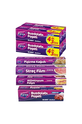 Buzdolabı Poşeti, Streç Film, Pişirme Kağıdı Ve Alüminyum Folyo Paketi