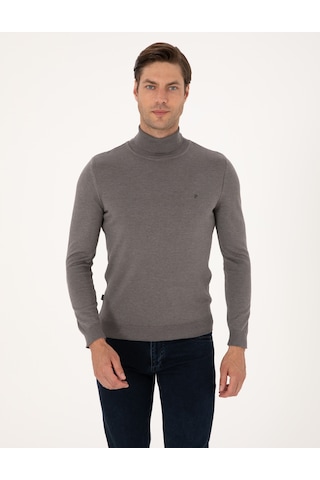Pierre Cardin Erkek Gri Melanj Kazak /triko 50314202-vr086 Gri Melanj