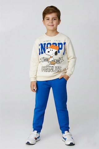 Erkek Çocuk Snoopy Baskılı Eşofman Takım Dmb-4141 Saks