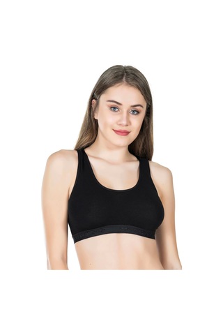 Derya Kurşun Geniş Askılı Sporcu Body Sütyen 525 Siyah