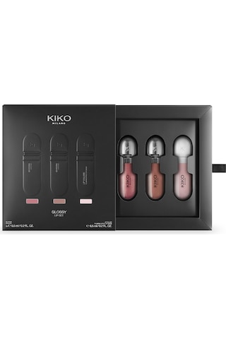 Kiko Lips Make Up Kit Glossy Lip Set