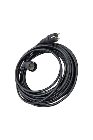 20 Metre 3x2,5 Mm Cca Ttr Tekli Siyah Seyyar Elektrik Kablosu