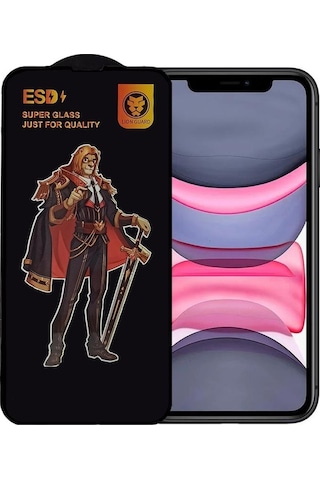 Pp Apple Uyumlu iPhone 11 Anti Statik Ekran Koruyucu Toz Tutmayan Kırılmaz Cam