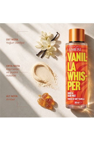 Lumière Vanilla Whisper Saç & Vücut Spreyi 200 Ml