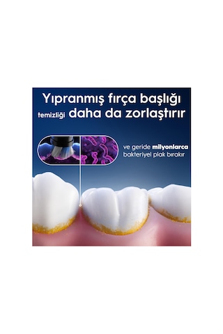 Oral-b İo Gentle Care Siyah Diş Fırçası Yedek Başlığı 4 Adet 63459149