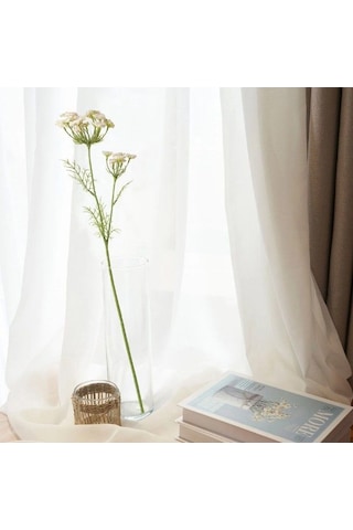 Ikea Smycka Yapay Ammi Majus Dalı 65 Cm Beyaz Pembe Yeşil Beyaz - Pembe - Yeşil