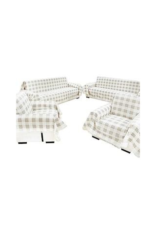 %100 Pamuklu Buldan Işi Çekyat-Koltuk Örtüsü 180x300  Msslnd94